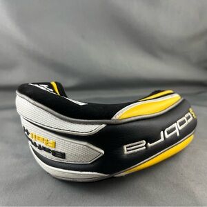 Cobra Baffler Rail Hybrid Black and Yellow Golf Club Headcover.